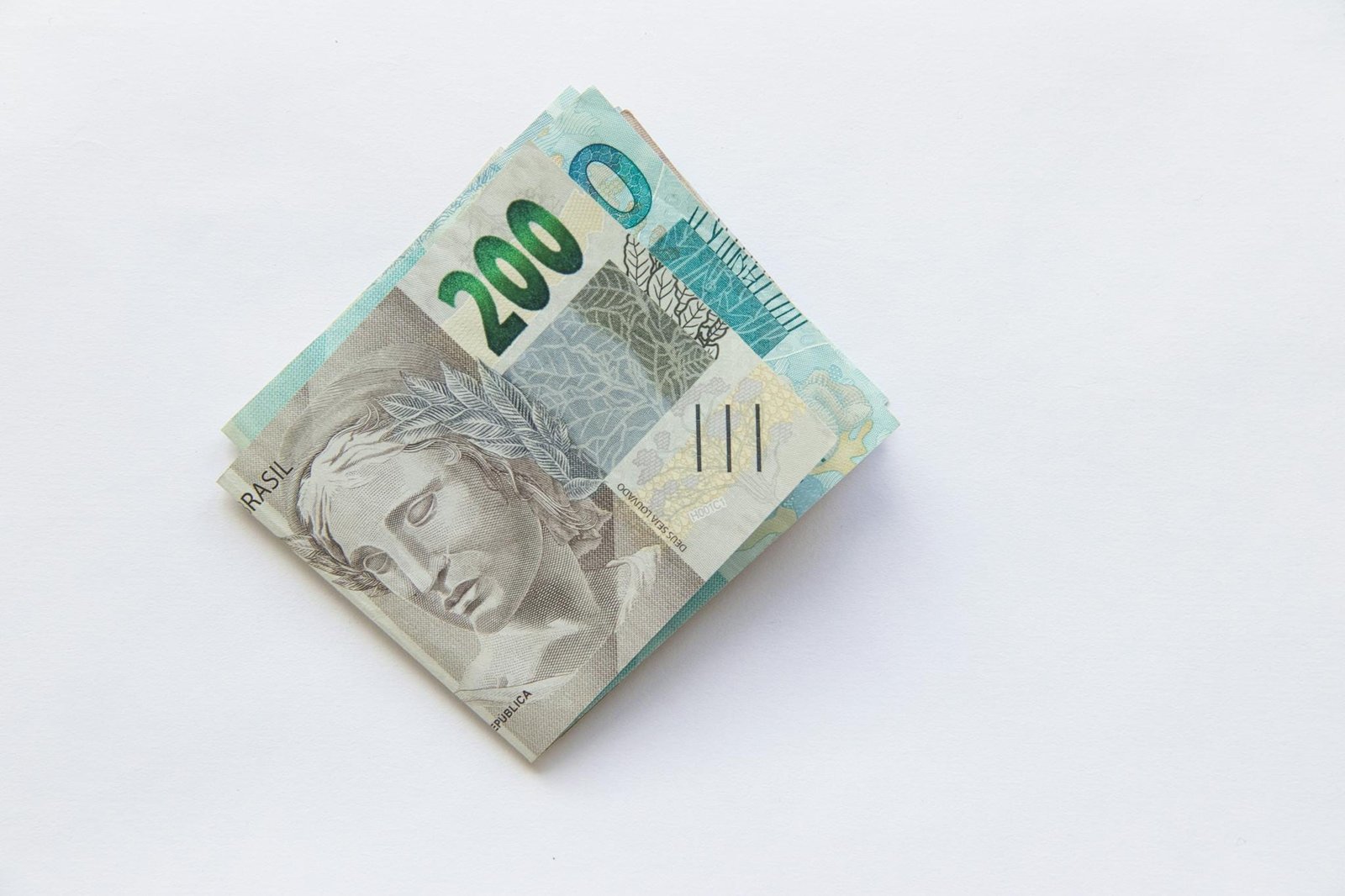 Cédulas de Real, moeda do Brasil